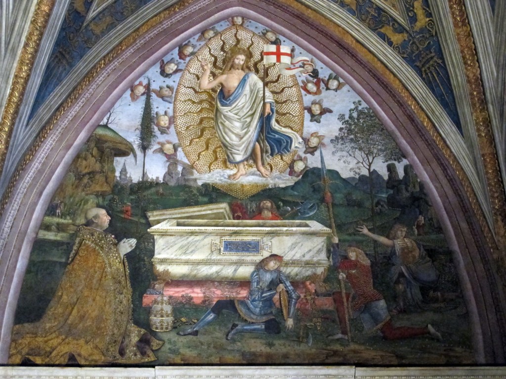 Dipinto di Pinturicchio con Alessandro VI