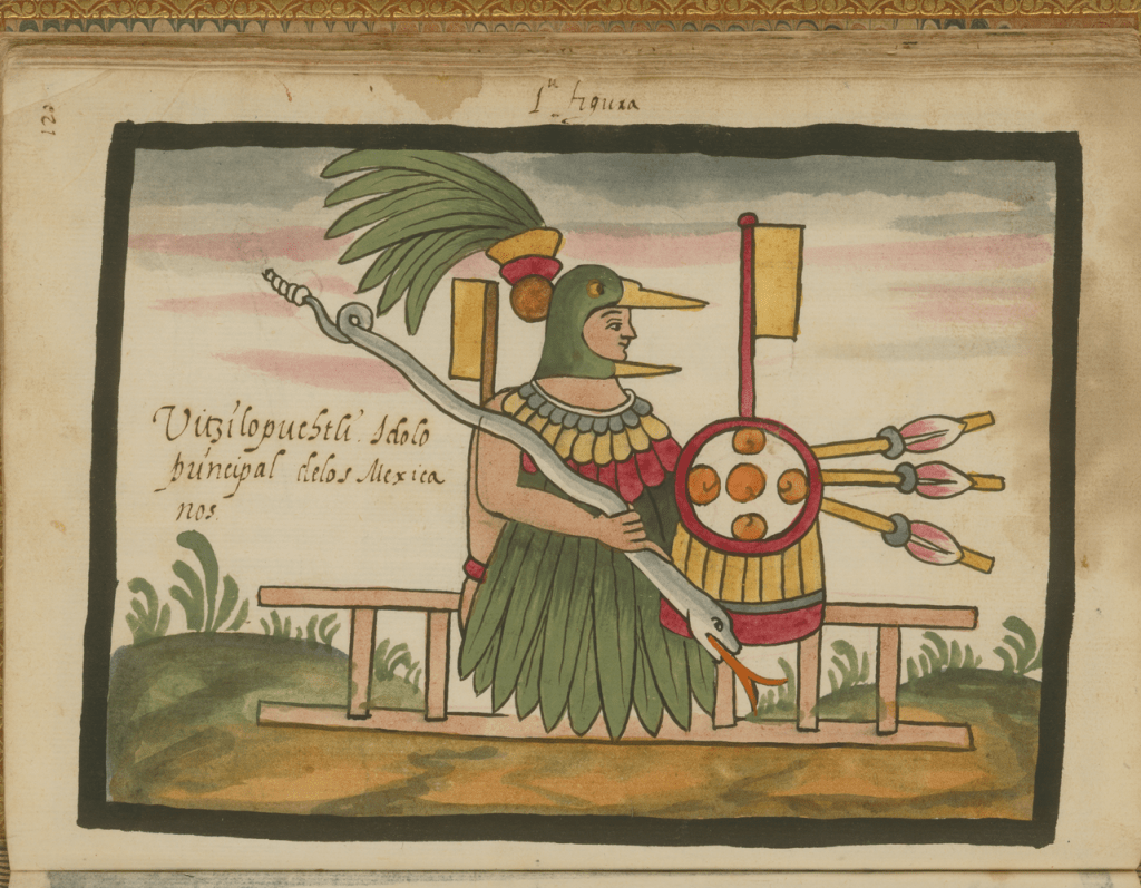 Miniatura Huitzilopochtli