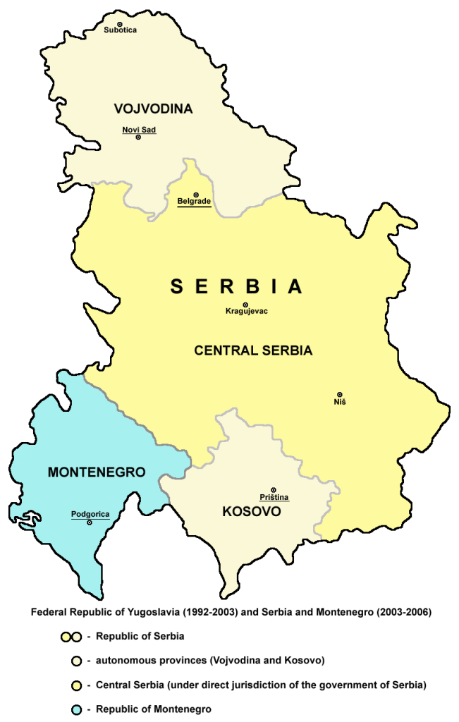 Carta Serbia-Montenegro