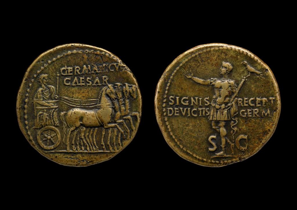 Dupondio con trionfo di Germanico