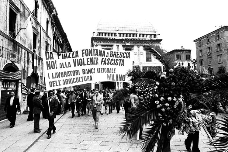 Manifestazione a Brescia