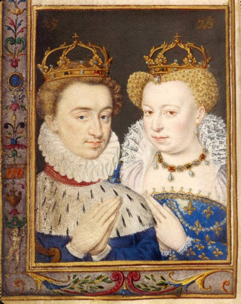 Ritratto Enrico III e Margherita di Valois