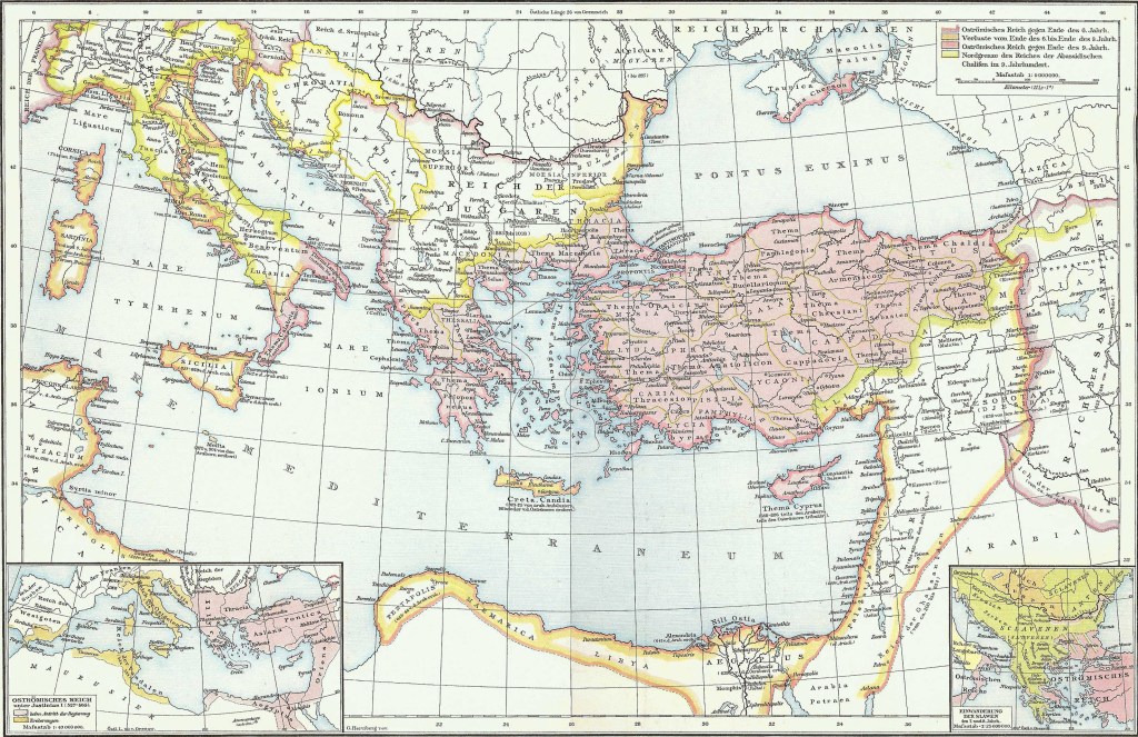 Carta dell'impero bizantino