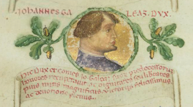 Elogio funebre Gian Galeazzo Visconti