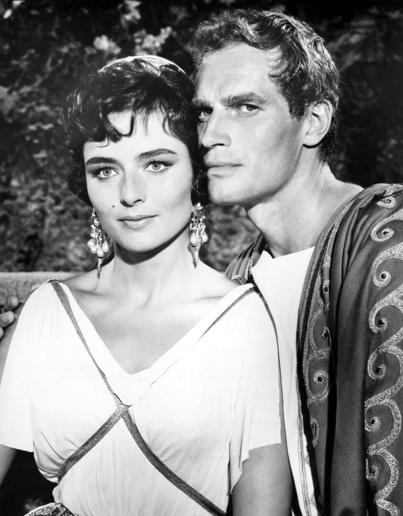 Charlton Heston e Marina Berti Ben Hur