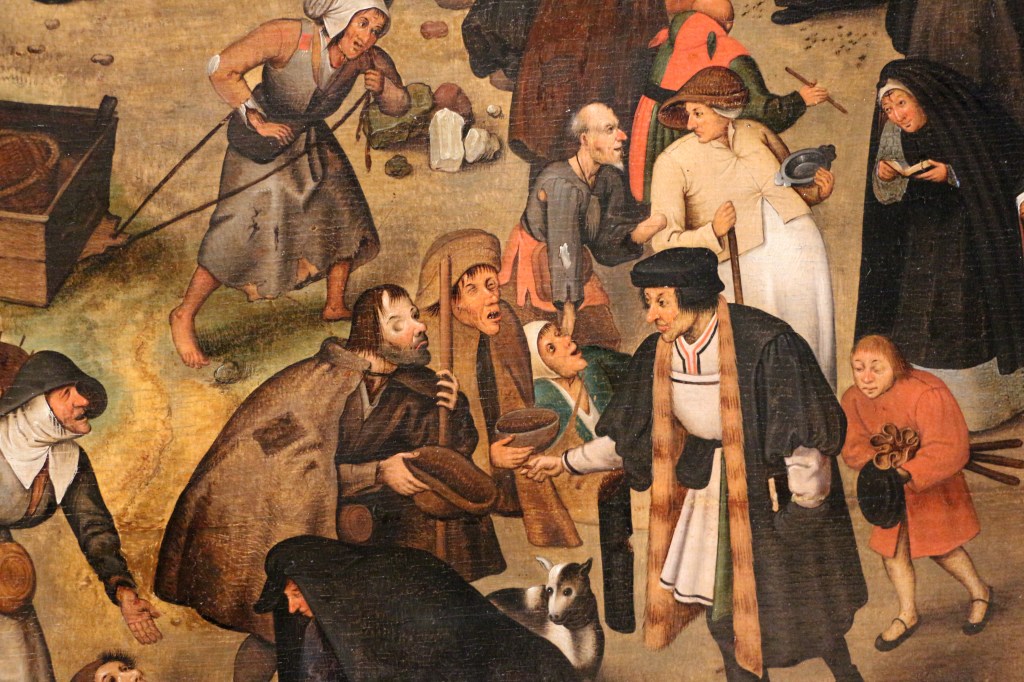 Dipinto poveri di Bruegel il Vecchio