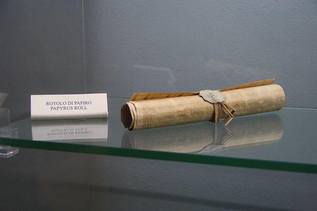 Riproduzione di papiro