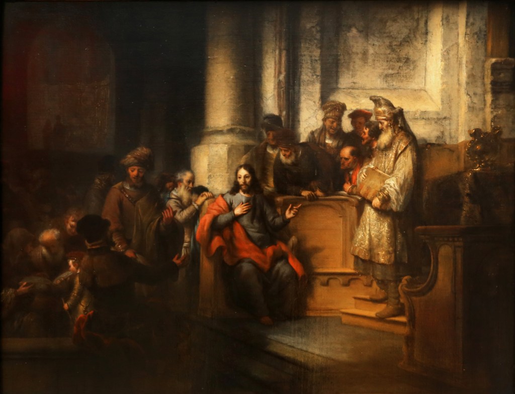 Cristo nella sinagoga di Nazareth