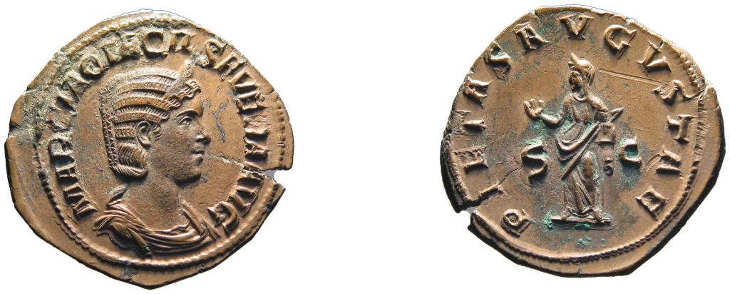 Sesterzio di Otacilia Severa