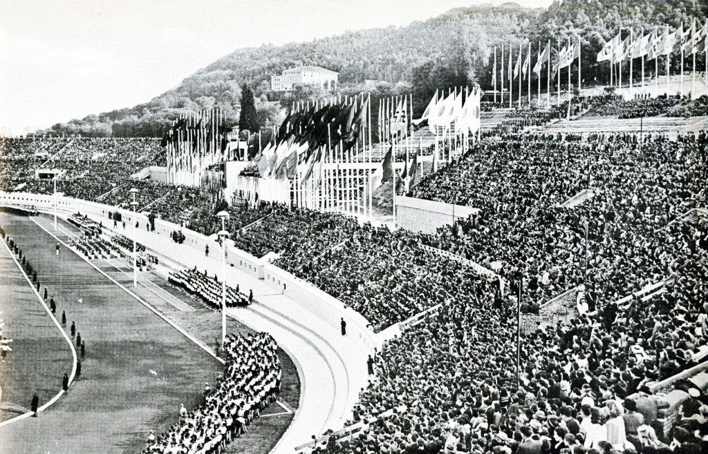 Stadio dei Cipressi, oggi Stadio Olimpico, nel 1941