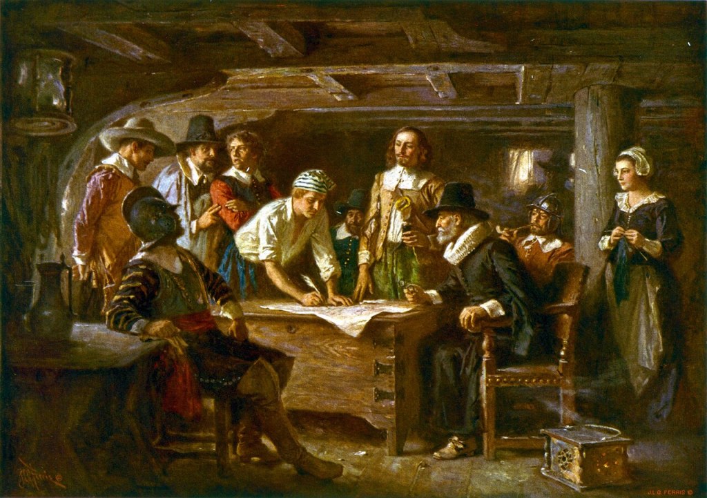 Firma del Mayflower Compact